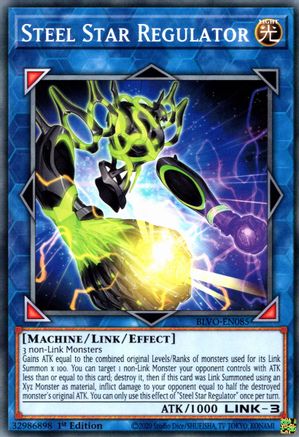 Steel Star Regulator (BLVO-EN085) - Blazing Vortex 1st Edition Blazing Vortex Yugioh Single Squirtle Squad Card Shop.