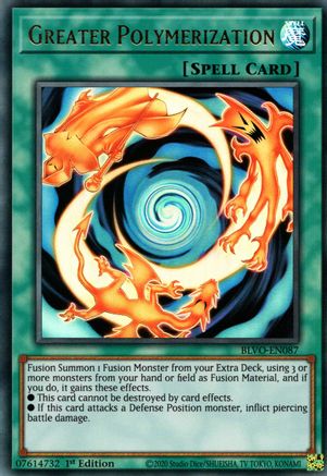 Greater Polymerization (BLVO-EN087) - Blazing Vortex 1st Edition Blazing Vortex Yugioh Single Squirtle Squad Card Shop.