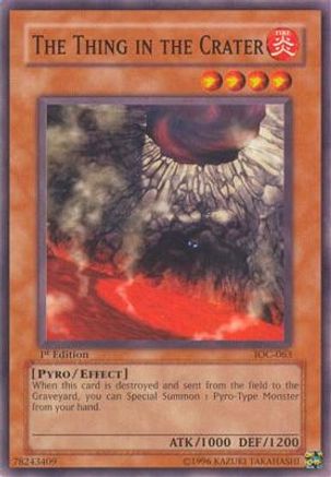 The Thing in the Crater (IOC-063) - Invasion of Chaos Unlimited Invasion of Chaos Yugioh Single Squirtle Squad Card Shop.
