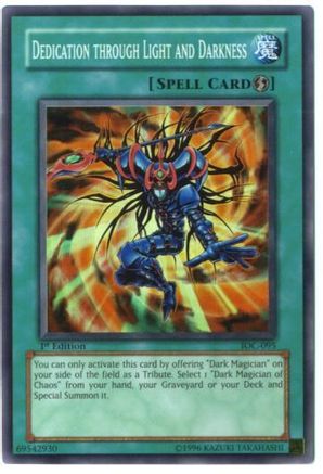 Dedication Through Light and Darkness (IOC-095) - Invasion of Chaos Unlimited Invasion of Chaos Yugioh Single Squirtle Squad Card Shop.