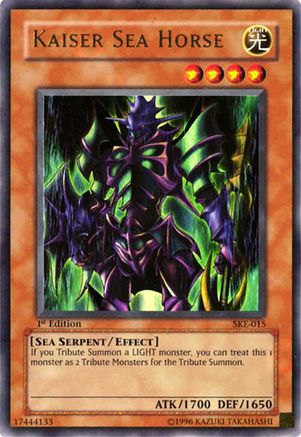 Kaiser Sea Horse (SKE-015) - Starter Deck: Kaiba Evolution 1st Edition Starter Deck: Kaiba Evolution Yugioh Single Squirtle Squad Card Shop.