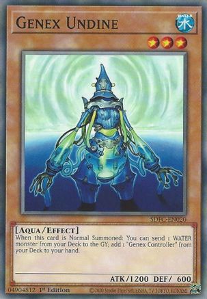 Genex Undine (SDFC-EN020) - Structure Deck: Freezing Chains 1st Edition Structure Deck: Freezing Chains Yugioh Single Squirtle Squad Card Shop.