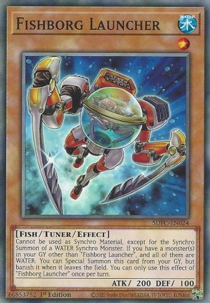 Fishborg Launcher (SDFC-EN024) - Structure Deck: Freezing Chains 1st Edition Structure Deck: Freezing Chains Yugioh Single Squirtle Squad Card Shop.