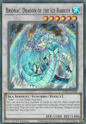 Brionac, Dragon of the Ice Barrier (SDFC-EN043) - Structure Deck: Freezing Chains 1st Edition Structure Deck: Freezing Chains Yugioh Single Squirtle Squad Card Shop.