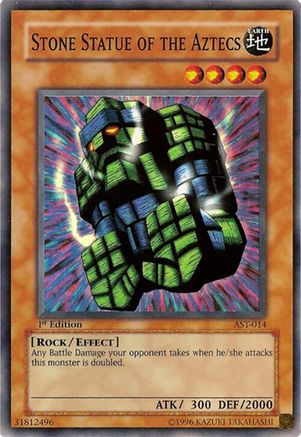 Stone Statue of the Aztecs (AST-014) - Ancient Sanctuary Unlimited Ancient Sanctuary Yugioh Single Squirtle Squad Card Shop.