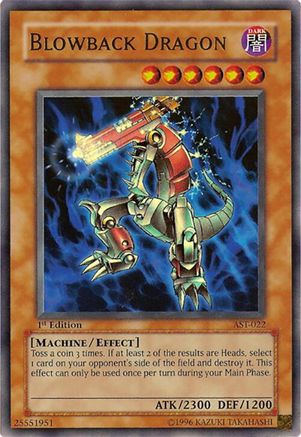 Blowback Dragon (AST-022) - Ancient Sanctuary Unlimited Ancient Sanctuary Yugioh Single Squirtle Squad Card Shop.