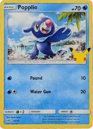 Popplio 023/25 McDonalds 25th Anniversary Promos - Promo