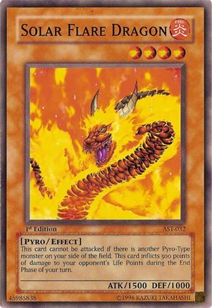Solar Flare Dragon (AST-032) - Ancient Sanctuary Unlimited Ancient Sanctuary Yugioh Single Squirtle Squad Card Shop.