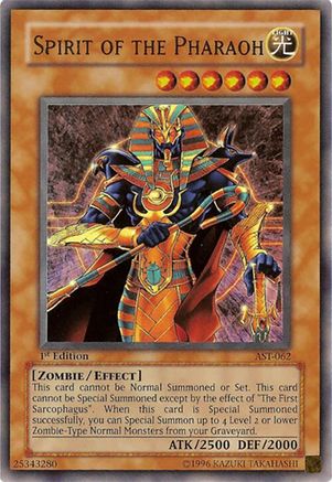 Spirit of the Pharaoh (AST-062) - Ancient Sanctuary 1st Edition Ancient Sanctuary Yugioh Single Squirtle Squad Card Shop.