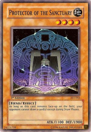 Protector of the Sanctuary (AST-065) - Ancient Sanctuary Unlimited Ancient Sanctuary Yugioh Single Squirtle Squad Card Shop.
