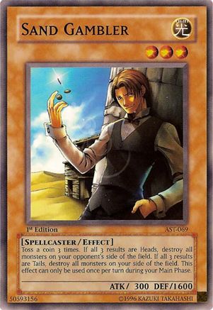 Sand Gambler (AST-069) - Ancient Sanctuary Unlimited Ancient Sanctuary Yugioh Single Squirtle Squad Card Shop.