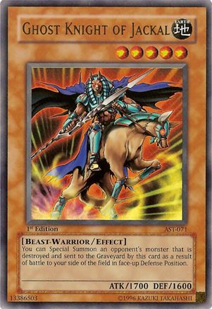 Ghost Knight of Jackal (AST-071) - Ancient Sanctuary 1st Edition Ancient Sanctuary Yugioh Single Squirtle Squad Card Shop.