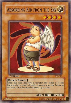 Absorbing Kid from the Sky (AST-072) - Ancient Sanctuary Unlimited Ancient Sanctuary Yugioh Single Squirtle Squad Card Shop.