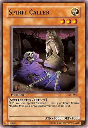 Spirit Caller (AST-075) - Ancient Sanctuary Unlimited Ancient Sanctuary Yugioh Single Squirtle Squad Card Shop.