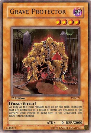 Grave Protector (AST-077) - Ancient Sanctuary Unlimited Ancient Sanctuary Yugioh Single Squirtle Squad Card Shop.