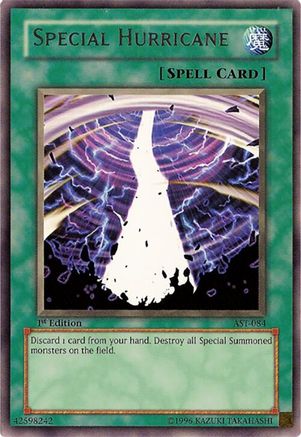 Special Hurricane (AST-084) - Ancient Sanctuary 1st Edition Ancient Sanctuary Yugioh Single Squirtle Squad Card Shop.