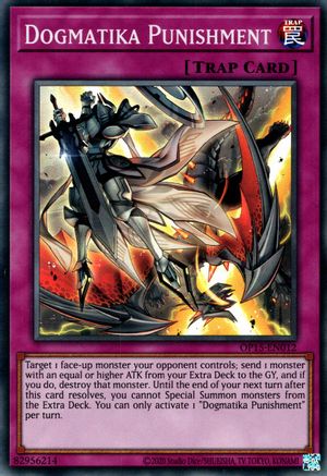 Dogmatika Punishment (OP15-EN012) - OTS Tournament Pack 15 Unlimited OTS Tournament Pack 15 Yugioh Single Squirtle Squad Card Shop.