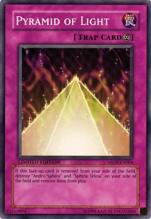Pyramid of Light (MOV-EN004) - Yu-Gi-Oh! The Movie Promo Set Limited Yu-Gi-Oh! The Movie Promo Set Yugioh Single Squirtle Squad Card Shop.