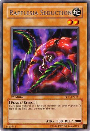 Rafflesia Seduction (SOD-EN020) - Soul of the Duelist 1st Edition Soul of the Duelist Yugioh Single Squirtle Squad Card Shop.