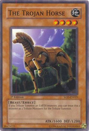 The Trojan Horse (SOD-EN029) - Soul of the Duelist Unlimited Soul of the Duelist Yugioh Single Squirtle Squad Card Shop.