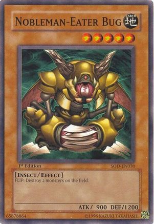Nobleman-Eater Bug (SOD-EN030) - Soul of the Duelist Unlimited Soul of the Duelist Yugioh Single Squirtle Squad Card Shop.
