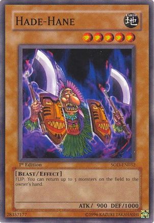 Hade-Hane (SOD-EN032) - Soul of the Duelist Unlimited Soul of the Duelist Yugioh Single Squirtle Squad Card Shop.