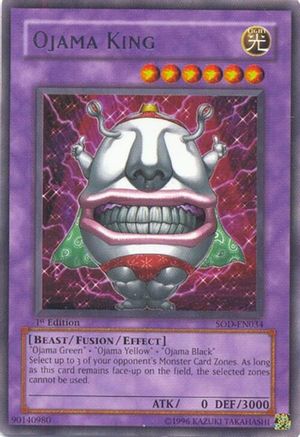 Ojama King (SOD-EN034) - Soul of the Duelist 1st Edition Soul of the Duelist Yugioh Single Squirtle Squad Card Shop.