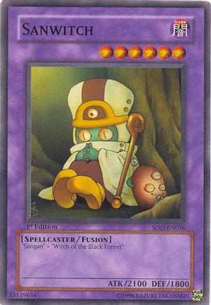 Sanwitch (SOD-EN036) - Soul of the Duelist Unlimited Soul of the Duelist Yugioh Single Squirtle Squad Card Shop.