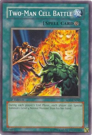Two-Man Cell Battle (SOD-EN045) - Soul of the Duelist Unlimited Soul of the Duelist Yugioh Single Squirtle Squad Card Shop.