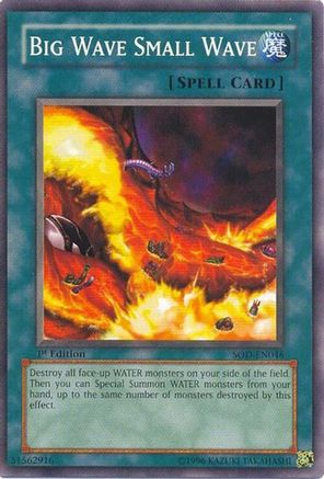 Big Wave Small Wave (SOD-EN046) - Soul of the Duelist 1st Edition Soul of the Duelist Yugioh Single Squirtle Squad Card Shop.