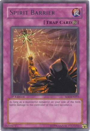 Spirit Barrier (SOD-EN051) - Soul of the Duelist Unlimited Soul of the Duelist Yugioh Single Squirtle Squad Card Shop.
