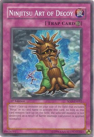 Ninjitsu Art of Decoy (SOD-EN052) - Soul of the Duelist Unlimited Soul of the Duelist Yugioh Single Squirtle Squad Card Shop.
