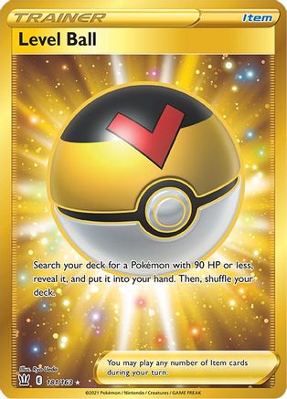 Level Ball (Secret) 181 - Holofoil SWSH05 Battle Styles - Secret Rare SWSH05: Battle Styles Pokemon Single Squirtle Squad Card Shop.