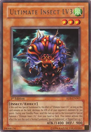 Ultimate Insect LV3 (RDS-EN007) - Rise of Destiny 1st Edition Rise of Destiny Yugioh Single Squirtle Squad Card Shop.