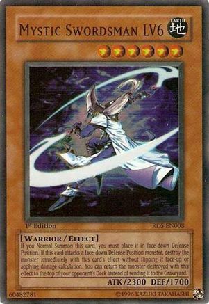 Mystic Swordsman LV6 (RDS-EN008) - Rise of Destiny Unlimited Rise of Destiny Yugioh Single Squirtle Squad Card Shop.