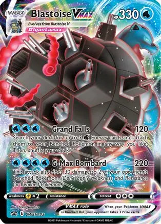 Blastoise VMAX SWSH103 - Holofoil SWSH Sword & Shield Promo Cards - Promo SWSH: Sword & Shield Promo Cards Pokemon Single Squirtle Squad Card Shop.