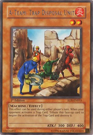 A-Team: Trap Disposal Unit (RDS-EN033) - Rise of Destiny 1st Edition Rise of Destiny Yugioh Single Squirtle Squad Card Shop.