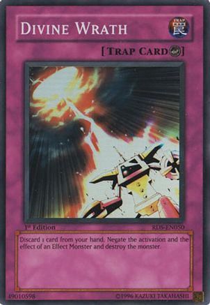 Divine Wrath (RDS-EN050) - Rise of Destiny Unlimited Rise of Destiny Yugioh Single Squirtle Squad Card Shop.