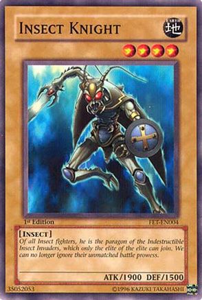 Insect Knight (FET-EN004) - Flaming Eternity 1st Edition Flaming Eternity Yugioh Single Squirtle Squad Card Shop.