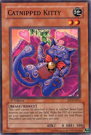 Catnipped Kitty (FET-EN013) - Flaming Eternity 1st Edition Flaming Eternity Yugioh Single Squirtle Squad Card Shop.