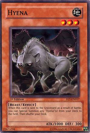 Hyena (FET-EN017) - Flaming Eternity Unlimited Flaming Eternity Yugioh Single Squirtle Squad Card Shop.