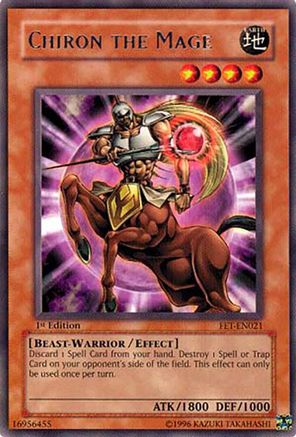 Chiron the Mage (FET-EN021) - Flaming Eternity 1st Edition Flaming Eternity Yugioh Single Squirtle Squad Card Shop.