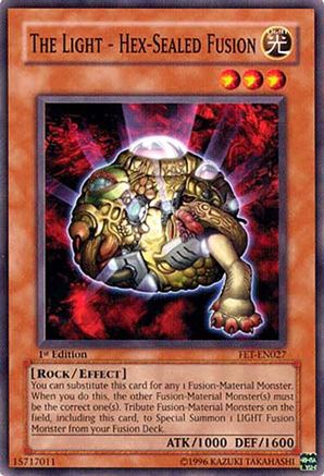 The Light - Hex-Sealed Fusion (FET-EN027) - Flaming Eternity Unlimited Flaming Eternity Yugioh Single Squirtle Squad Card Shop.