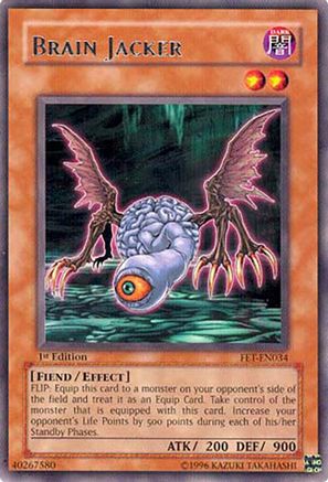Brain Jacker (FET-EN034) - Flaming Eternity 1st Edition Flaming Eternity Yugioh Single Squirtle Squad Card Shop.