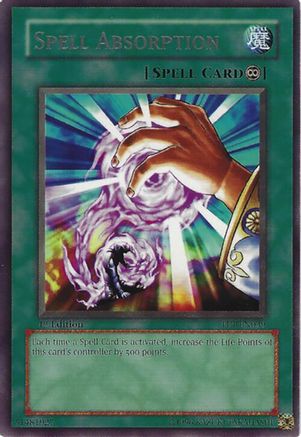 Spell Absorption (FET-EN039) - Flaming Eternity 1st Edition Flaming Eternity Yugioh Single Squirtle Squad Card Shop.