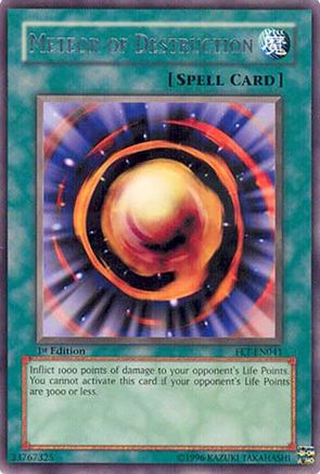 Meteor of Destruction (FET-EN041) - Flaming Eternity Unlimited Flaming Eternity Yugioh Single Squirtle Squad Card Shop.