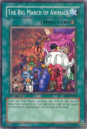 The Big March of Animals (FET-EN048) - Flaming Eternity 1st Edition Flaming Eternity Yugioh Single Squirtle Squad Card Shop.