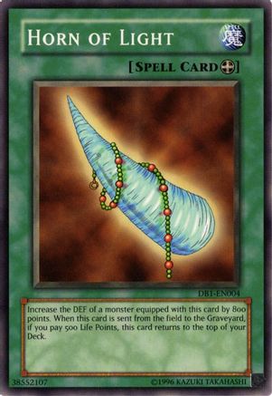 Horn of Light (DB1-EN004) - Dark Beginning 1 Unlimited Dark Beginning 1 Yugioh Single Squirtle Squad Card Shop.