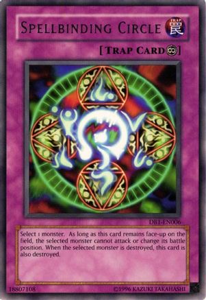 Spellbinding Circle (DB1-EN006) - Dark Beginning 1 Unlimited Dark Beginning 1 Yugioh Single Squirtle Squad Card Shop.