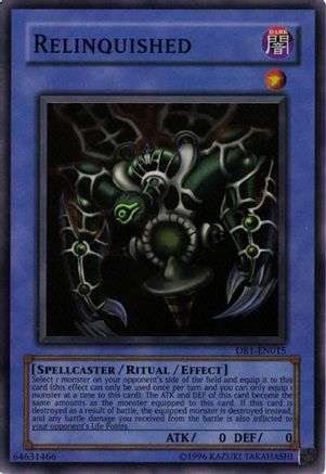 Relinquished (DB1-EN015) - Dark Beginning 1 Unlimited Dark Beginning 1 Yugioh Single Squirtle Squad Card Shop.